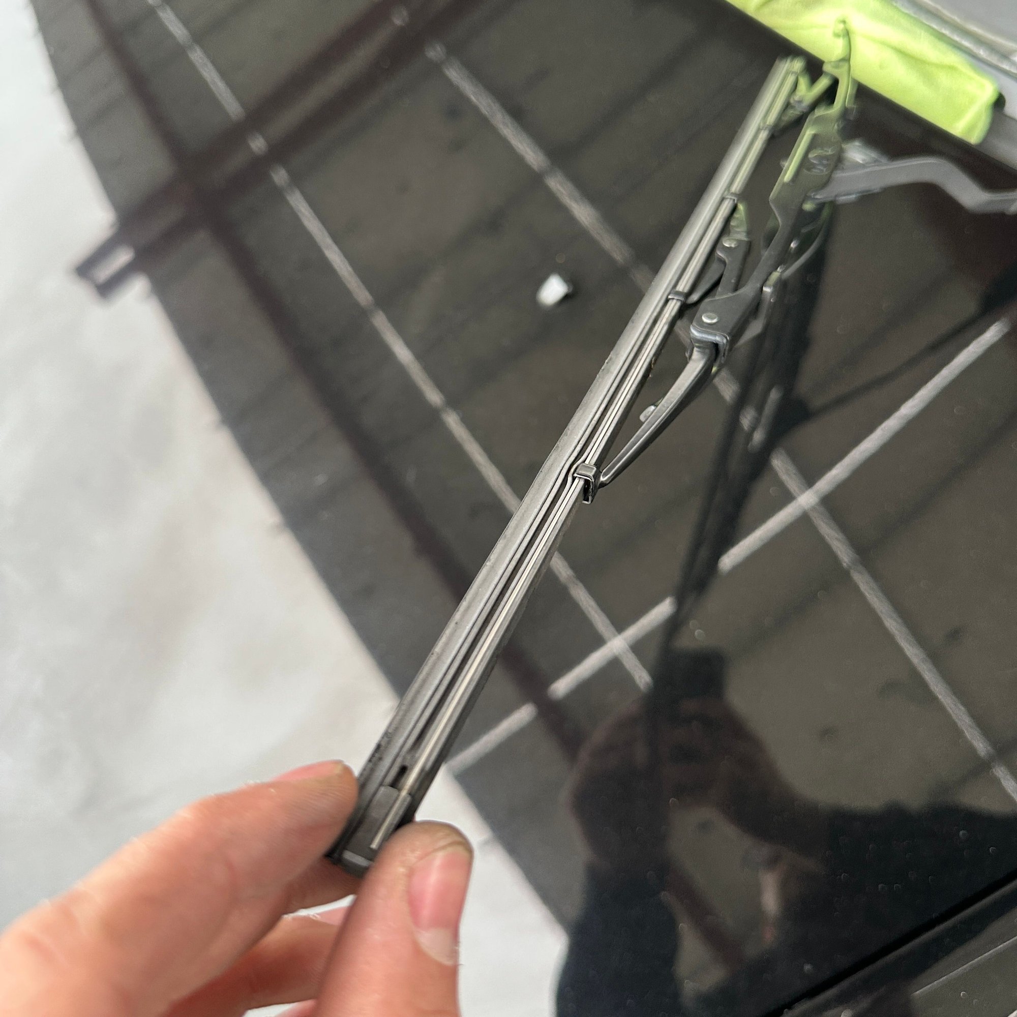 Once its free, slide the thing out.