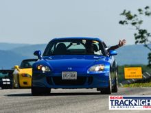 Leading the novice group on Touring laps at Palmer on June 30th