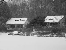 You're lakefront cabin.  Probably a few extra bucks a week to be on water.