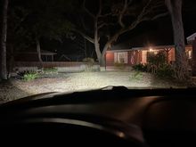 The new lights are a world of difference. Not sure if I have a before pic but this picture doesn’t even capture how good the throw light. I was impressed.