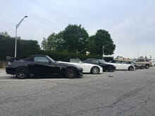 Earlybirds.  Great turnout. At least 25 s2000's in one spot on a Wednesday    Next time, bring a sweatshirt bananahead