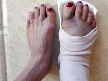 Friday morning's colors.