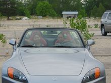 Sexy ladies in a sexy car