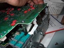 Location to remove flat cable