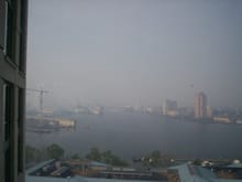 Smokey view from room