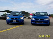 Blue STI &amp; EVO4.bmp