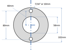 strut spacer template