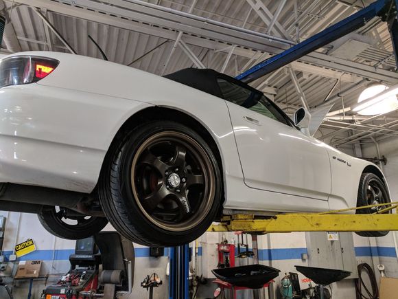 Clutch master cylinder , brake fluid , differential fluid , oil & filter , radiator fluid , transmission fluid done