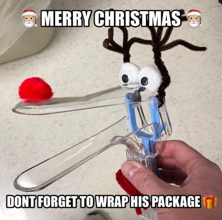 Holiday PSA from my ER mascot 