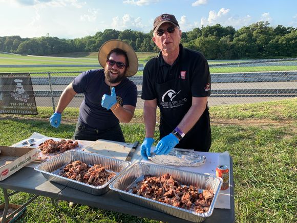 I swear that guy on the right looked and walked and talked just like Jeff. He helped for the event party on Saturday evening 