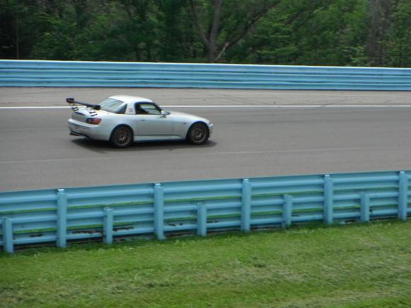 PGSS2k at Watkins Glen going down past the outer loop towards the Boot