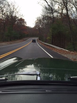 The view from the driver's seat