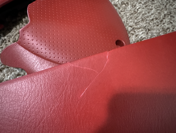 Lower instrument panel cover crack