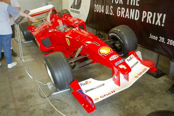 Schumaker&#39;s F1 Replica