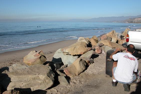 Beach and turkey, 11-25-04