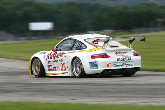 911 GT3 race car for american le mans series