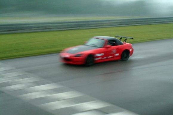 2001 Honda S2000 racing at Beaverun