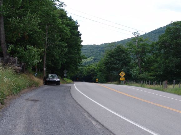 Car on 42 in WV