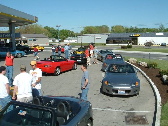 The first group finally found us