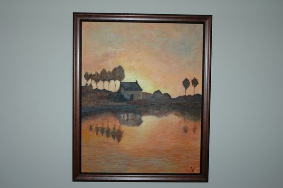 Sunrise over the Oise