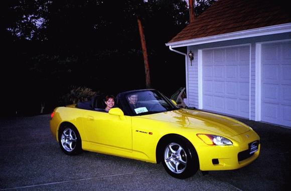 David &amp; Kelly in new car.jpg