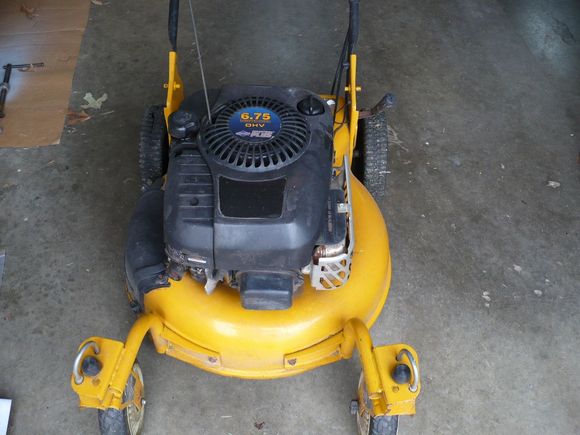 Cub Cadet lawn mower - bag and attachments not shown