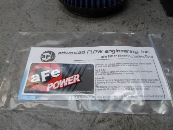 info - AFE power air Filter 5.5x7