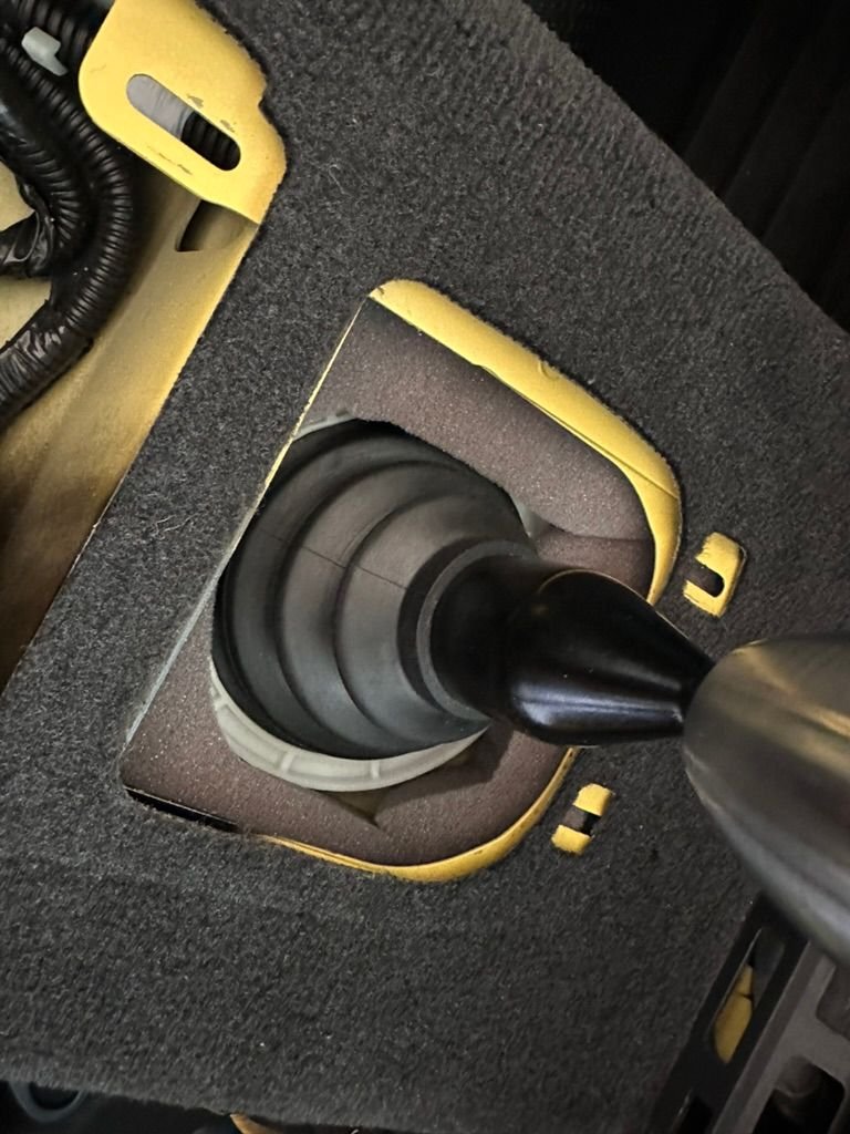 Today I replaced the foam insulation around the shifter. Mine was sticky and turned into mush.