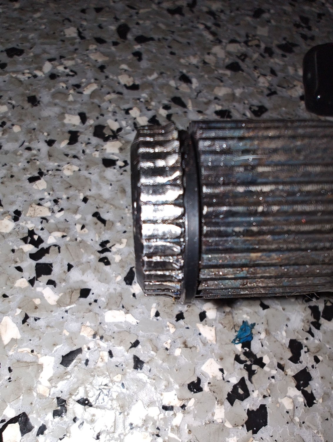 drivers side cv axle splines rotated