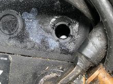 The battery post is not too much corroded for a 17 years old car. If the battery have voltage and no power, then need to check the water level in the Battery.