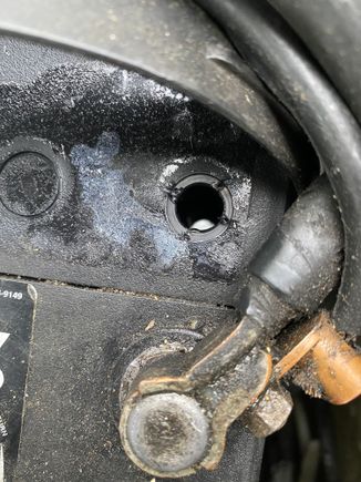 The battery post is not too much corroded for a 17 years old car. If the battery have voltage and no power, then need to check the water level in the Battery.
