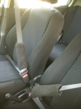 wool seat belt covers