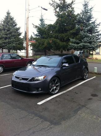 with TRD wheels and TRD Springs