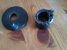 My bad its plastic not rubber, its the bit on the right i need, to go under whats on the left :-#