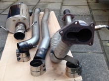 Revolution full 3" system with downpipe . One of the best exhausts for power and ideal for track as not too loud . As per picture with s/s lap band clamps etc £250 + postage
