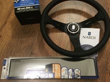 Nardi deep corn 350mm leather steering wheel
HKB Boss
400mm Broadway convex