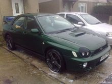 drivers Front corner Twin halo headlights now fitted, 18&quot; alloys with mint rubber as well 215x40x18 Firenza tires grip very well in rain and sunny days good all round tire would recommend