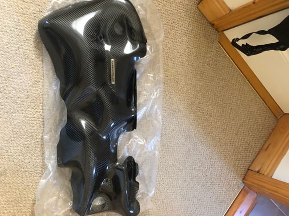 Jdm carbon engine cover 
Never fitted will fit Sti models from 2008-2014 with top mount in place 250 poster 