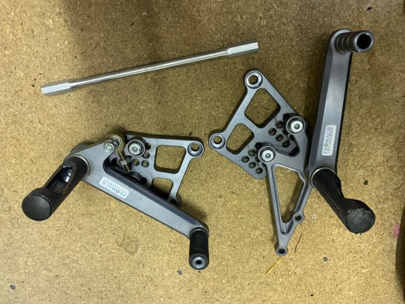 Pro-Mach adjustable rear sets for RC45