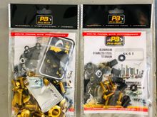 ProBolts wind screen bolts and fairing bolts in 7075-T6 aluminum.  eBay bolt kits are junk.  🤮