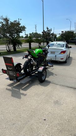 Ready for the ride home. 