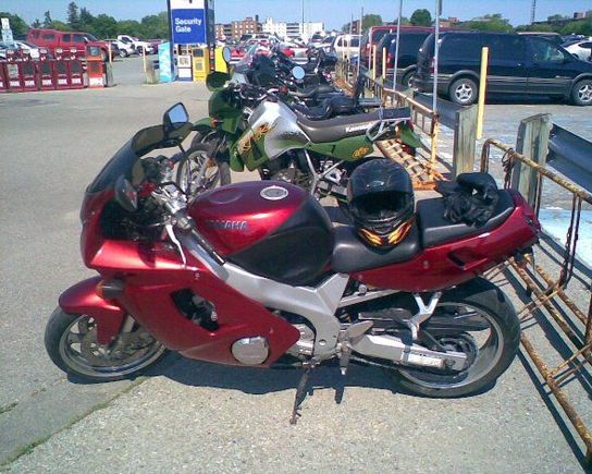 My YZF600R. Actually my wifes now