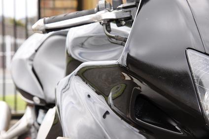 front right quarter close up