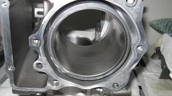 After 40,000 miles , the I.D. of these cylinders did not exceed even half of the service limit . These pics are after a good Ball Hone .