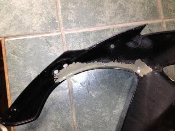 Unsanded fairing repair