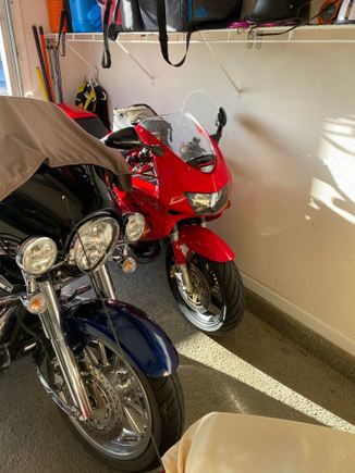 Home and in the garage 1st day
