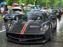 Huayra "La Monza Lisa" arrives at Parco Valentino. By JayR Photography.