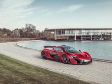 McLaren P1 in Satin Red.