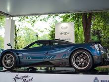 Huayra Pearl. Facebook: Parco Valentino - Salone dell'Auto di Torino