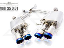 Fi Exhaust for Audi S5 - Valvetronic Muffler.